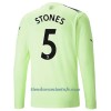 Camiseta de fútbol Manga Larga Manchester City Stones 5 Tercera Equipación 2022-23 - Hombre